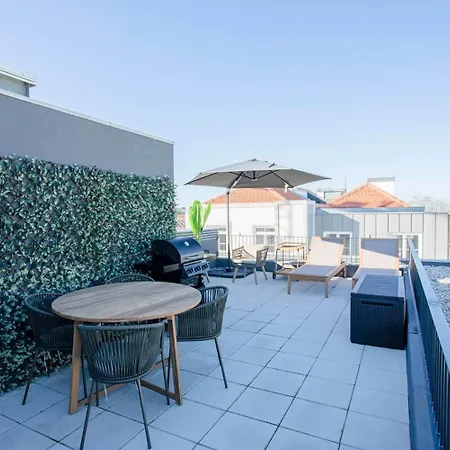 아파트 Liiiving In Porto-modern & Glam Rooftop 포르투